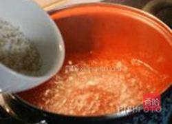 白果枸杞二米粥的做法图解4