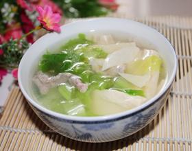 生菜腐竹汤