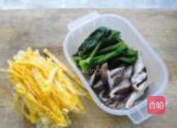红油榨菜肉丝面的做法图解6