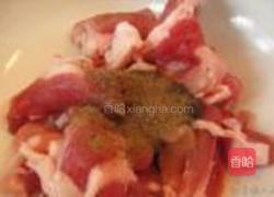 五花肉蚕豆煲饭的做法图解3