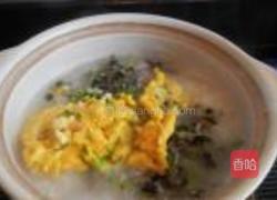 蚕豆花鸡蛋粥的做法图解9