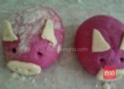 小猪豆沙包的做法图解12
