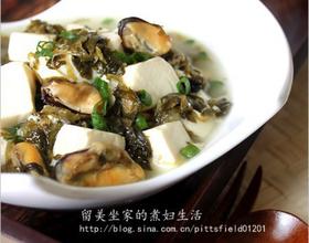咸菜炖豆腐
