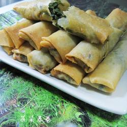 荠菜春卷的做法[图]