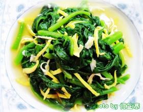金银丝凉拌木耳菜