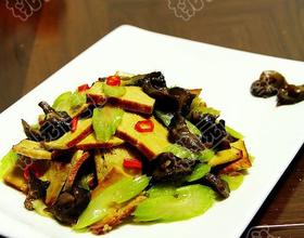 西芹香干素烧参