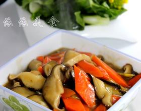 蚝香胡萝卜鲜菇片