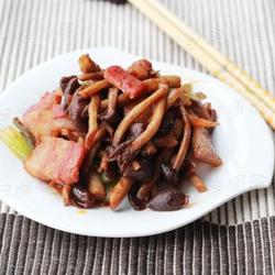 茶树菇炒咸肉的做法[图]