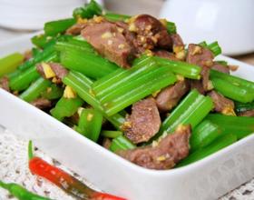 芹菜拌腱肉