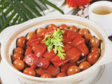 电压力锅无水蘑菇红烧肉