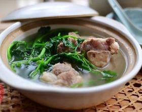 西洋菜煲筒骨汤[图]