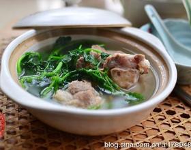 西洋菜煲筒骨汤[图]