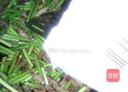 蒜苔炒肉的做法图解8