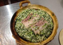 咸肉荠菜青菜炒饭