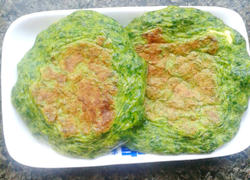 芹菜叶鸡蛋面饼