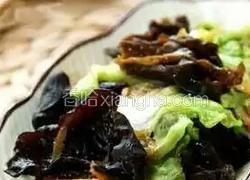 素炒黑白菜
