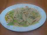 西芹炒腐竹