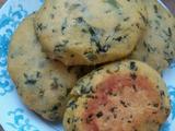 玉米面菜饼子