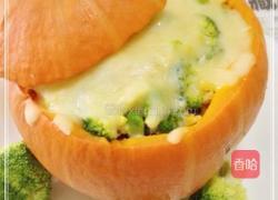 焗烤时蔬南瓜饭的做法图解8
