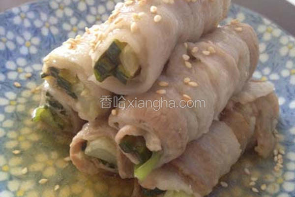 猪肉南瓜蔬菜卷