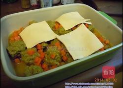 椰汁咖哩焗烤肉丸的做法图解4