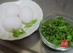 香菜煎蛋的做法图解1