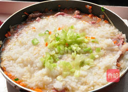 焗烤牛肉粥南瓜盅的做法图解7