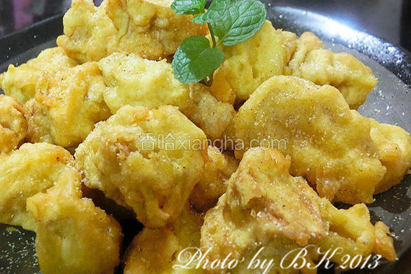 蒜香酥炸杏鲍菇