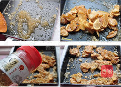 芝麻蒜酥片的做法图解4