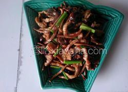茶树菇炒瘦肉