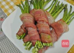 培根芦笋卷的做法图解3