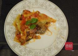 番茄肉酱千层面的做法图解14