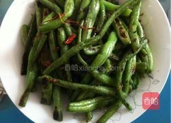 干煸四季豆的做法图解3