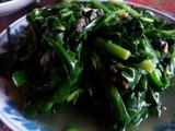 螺肉韭菜