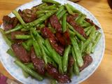 四季豆炒腊肠