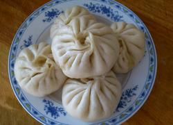 煮肉莲花包子