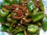 肉丝尖椒块
