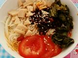 西红柿火腿肉丁面