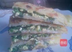 韭菜鸡蛋饼的做法图解7