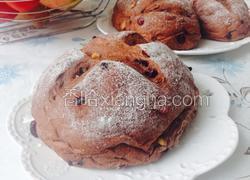 全麦核桃巧克力软欧