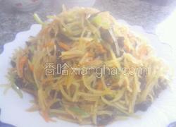 焦香酸辣土豆丝