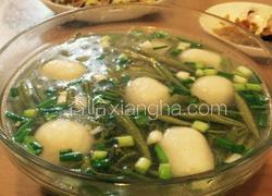 爆汁鱼丸莼菜汤