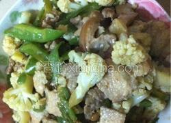 菜花炒肉