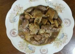 五花肉焖花豆