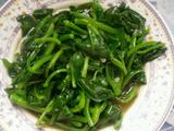 蒜炒穿心莲。
