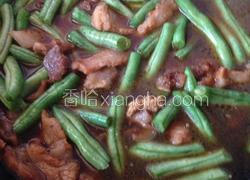 咸肉烧刀豆