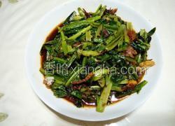 豆豉鲮鱼油麦菜