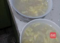 水疙瘩鸡蛋汤的做法图解4
