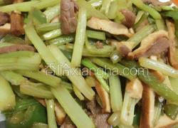 香干芹菜肉丝