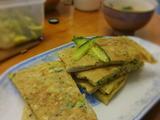 电饼铛茄子青菜饼的做法[图]